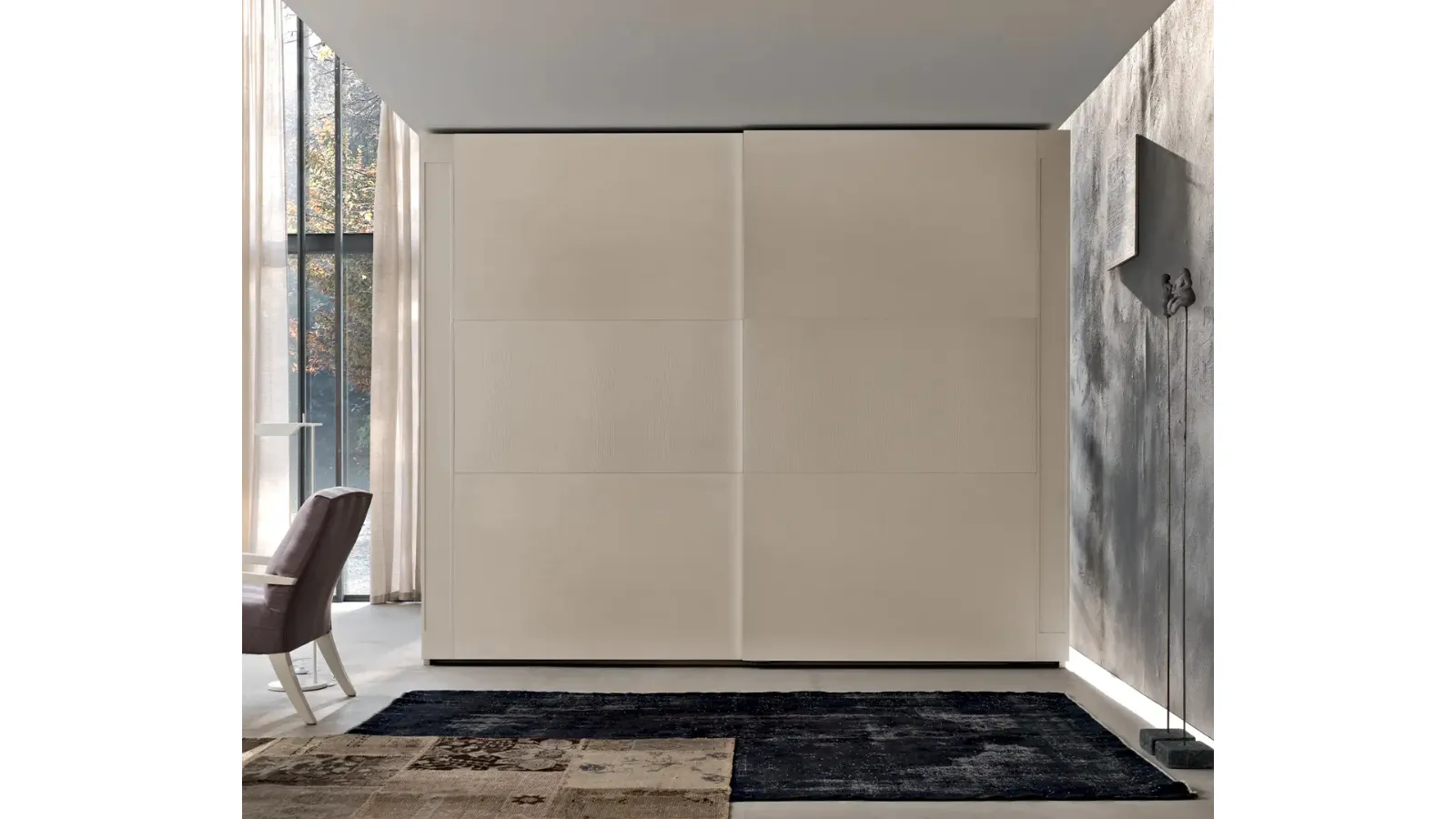 Armadio con ante scorrevoli Agrifoglio di Le Fablier