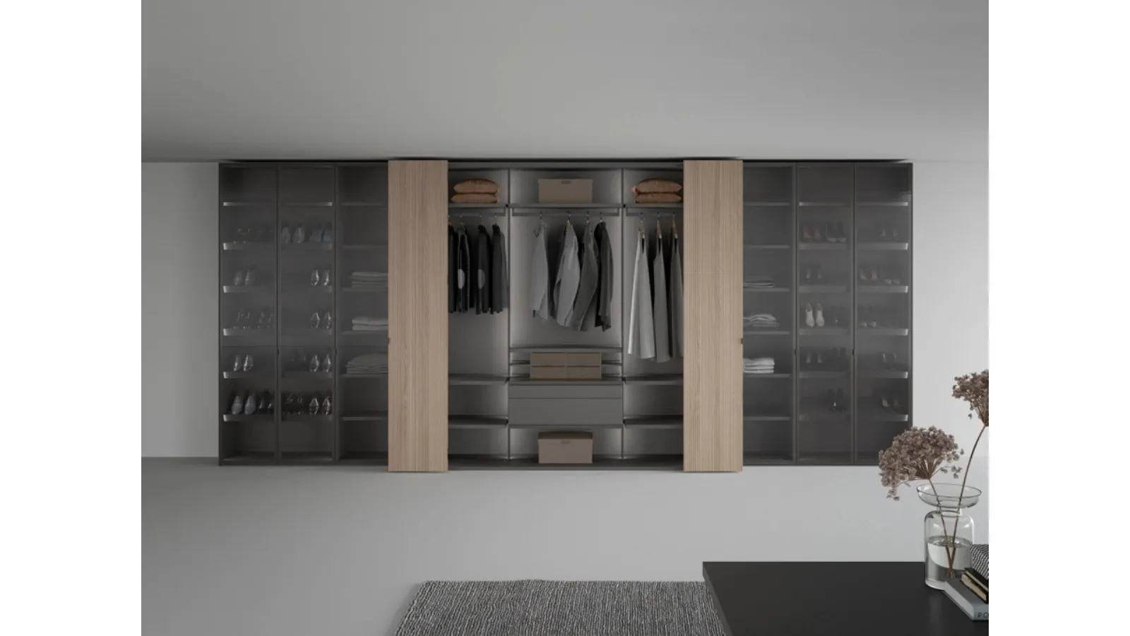 Armadio Freedhome Apertura Totale 50 Canneté di Caccaro