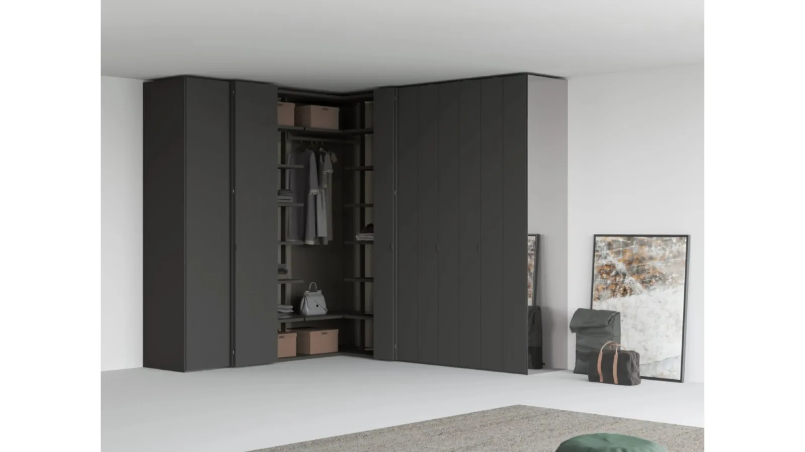 Armadio Freedhome ad angolo di Caccaro