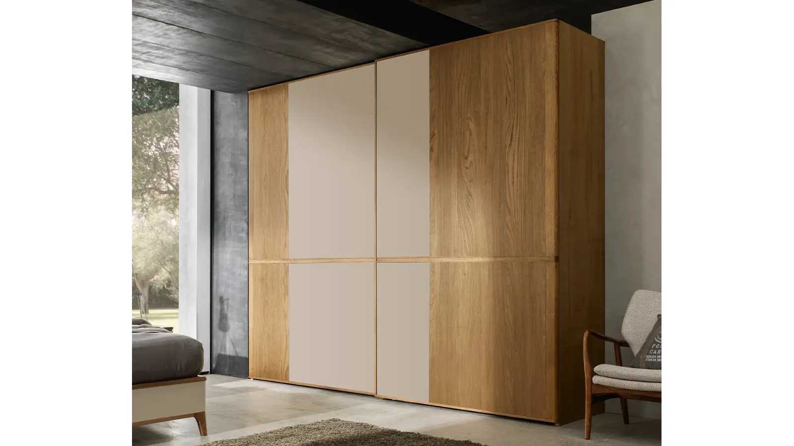 Armadio con ante scorrevoli Brahman di Le Fablier