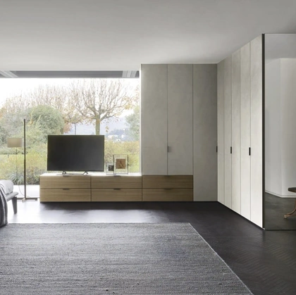 Armadio angolare Collage di Sangiacomo