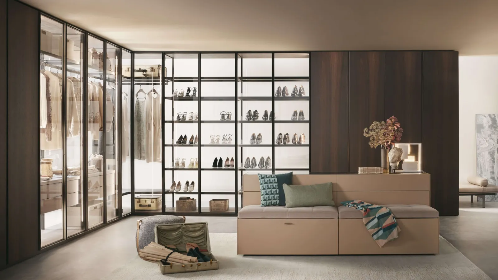 Armadio con anta battente Dandy di Lema