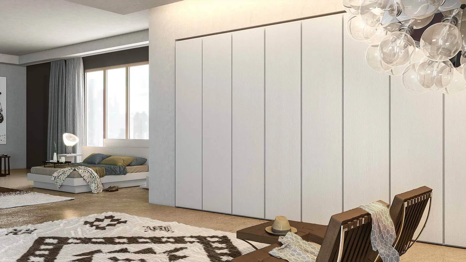 Armadio con anta battente Idra di Fratelli Elli