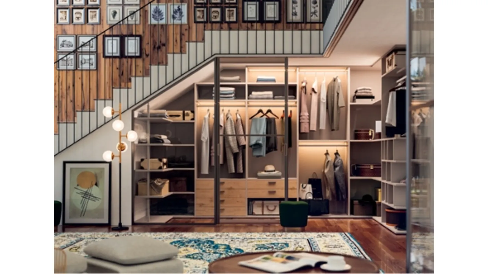 Cabina Armadio Melograno 02 di Le Fablier