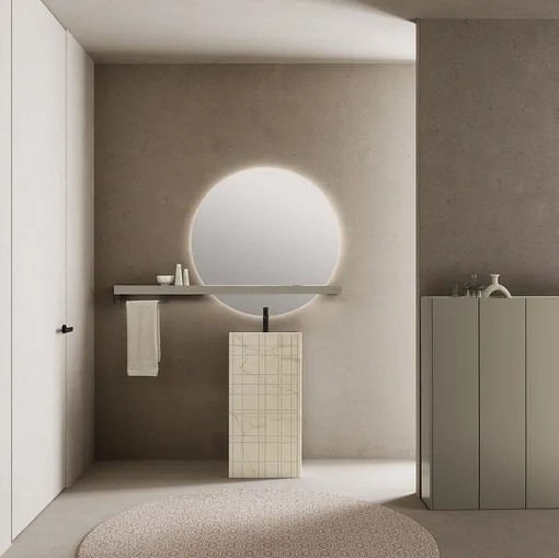 Mobile da Bagno a terra in Okite Tulle 08 di Archeda