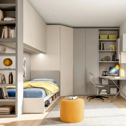 Cameretta a ponte Layout 02B di Doimo Cityline