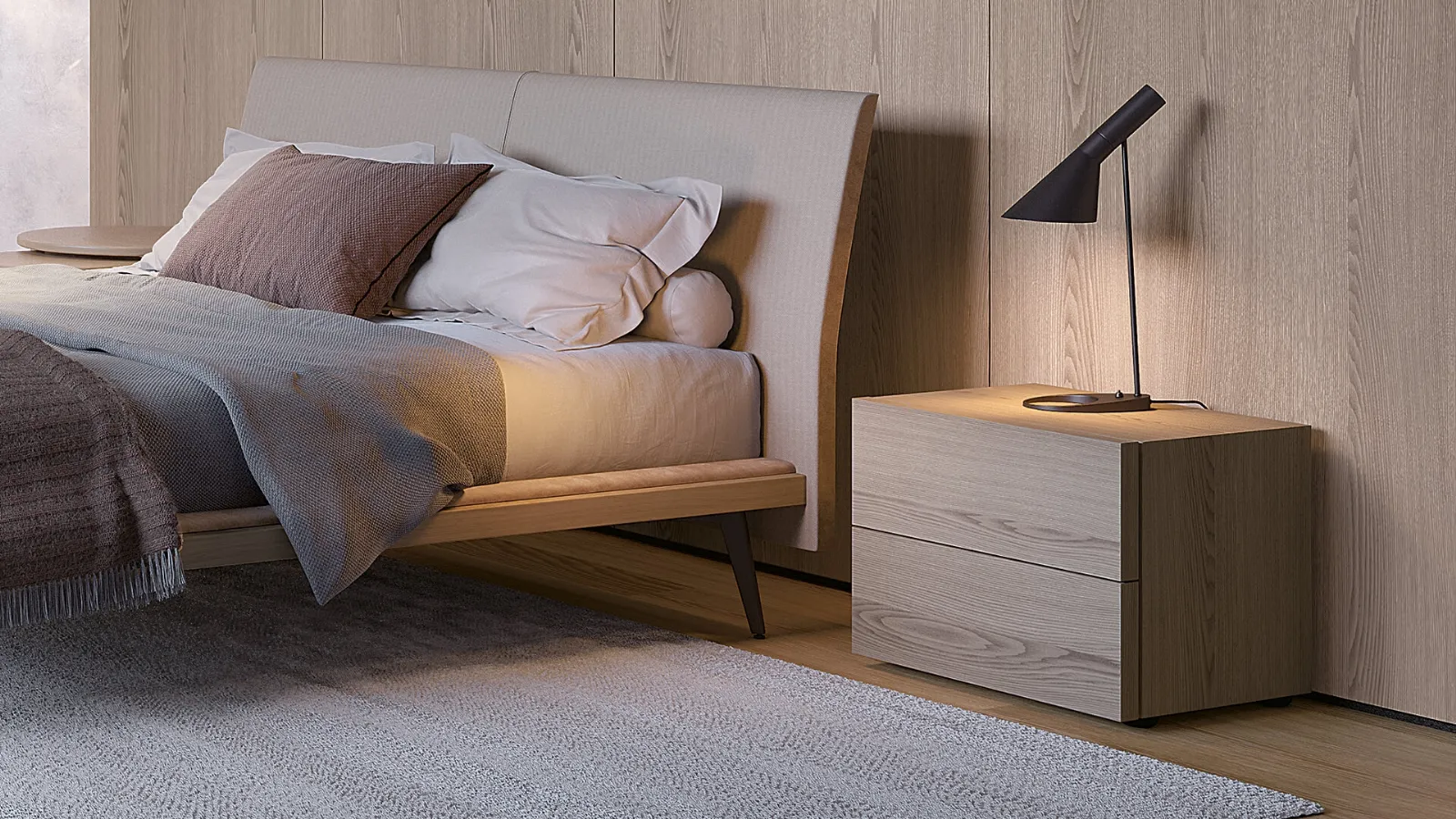 Comodino in legno Logo di Fratelli Elli