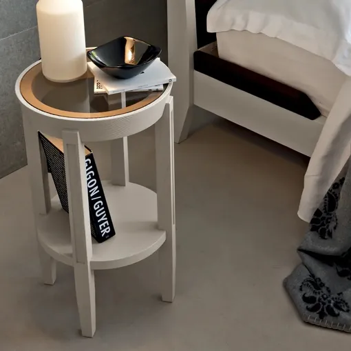 Comodino rotondo Giglio di Le Fablier