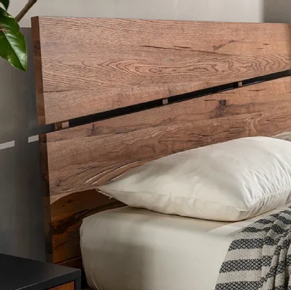 Letto Bogotà in legno di rovere di Le Fablier
