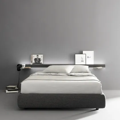 Letto in tessuto Groove di Caccaro