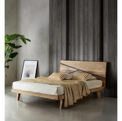 Letto Madeira in rovere nodato di Le Fablier