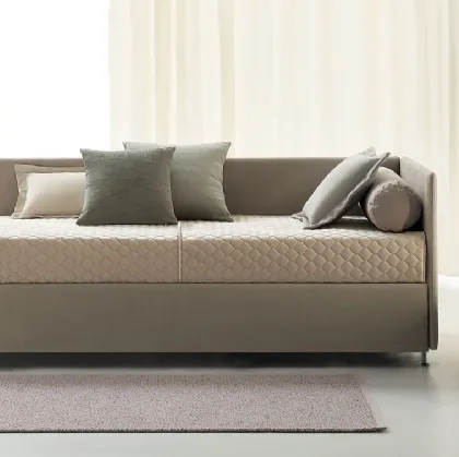 Daybed singolo in tessuto con letto estraibile Golf 417 di Oggioni
