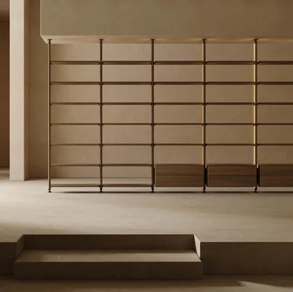 Libreria divisoria L25 di Lema