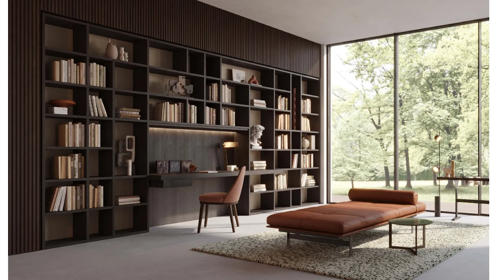 Libreria in legno Selecta di Lema