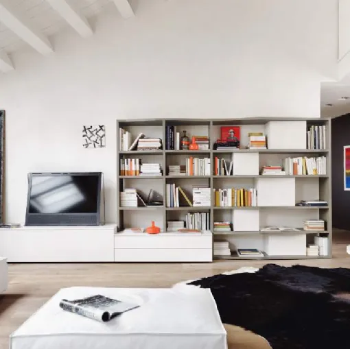 Libreria Modo Composizione M6C84 di Sangiacomo