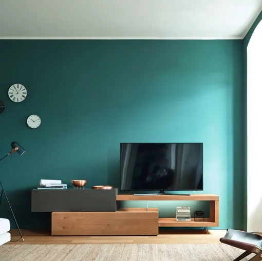 Mobile Porta Tv Lampo Sp60 32 in Rovere nodato e laccato opaco di Sangiacomo