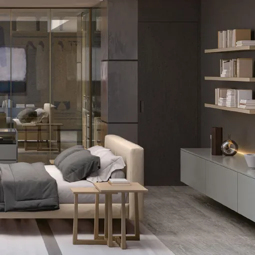 Parete Attrezzata Climb in Laccato Londra di Fratelli Elli