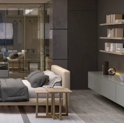 Parete Attrezzata Climb in Laccato Londra di Fratelli Elli