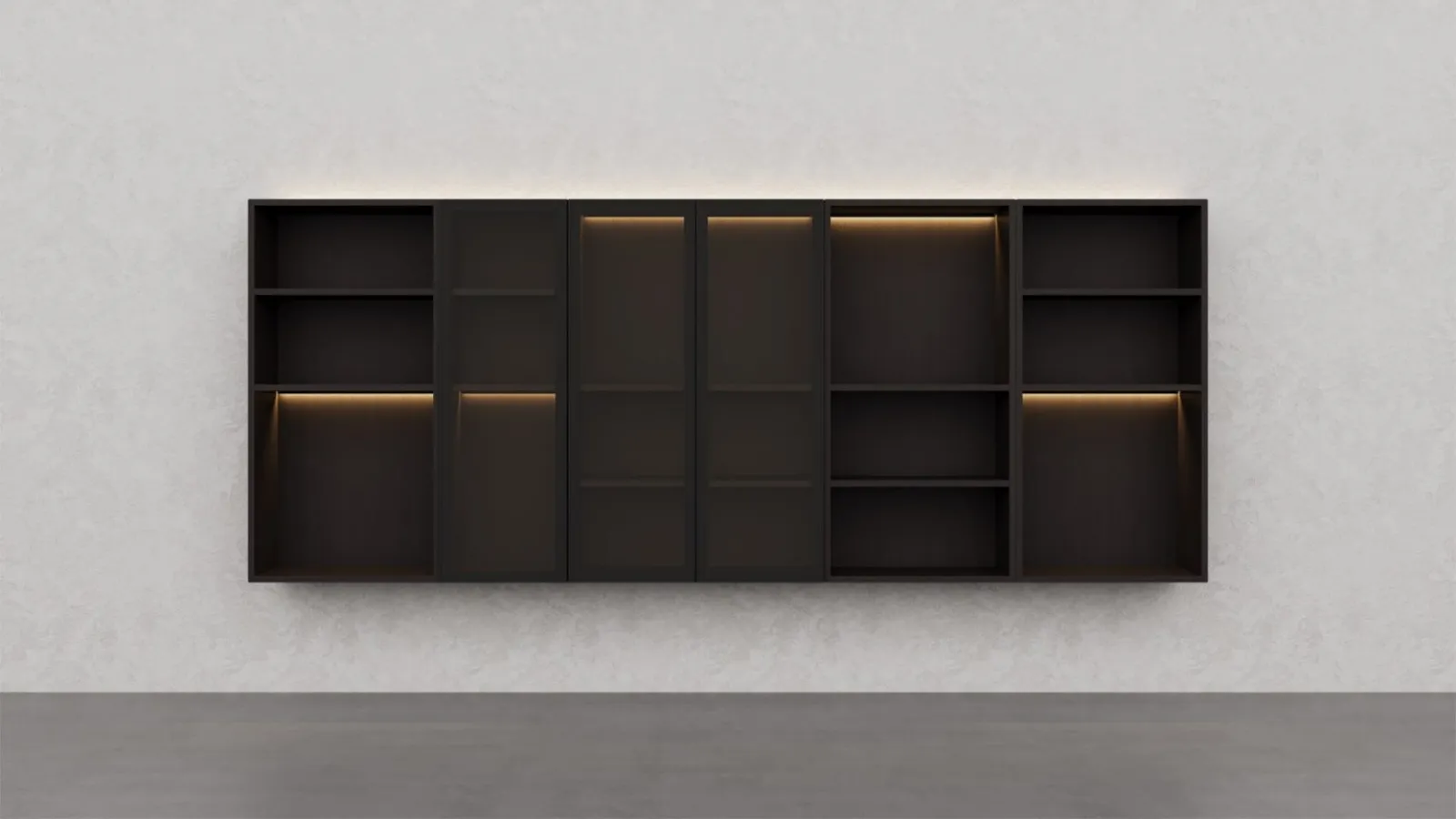 Parete Attrezzata modulare Climb Naxos di Fratelli Elli