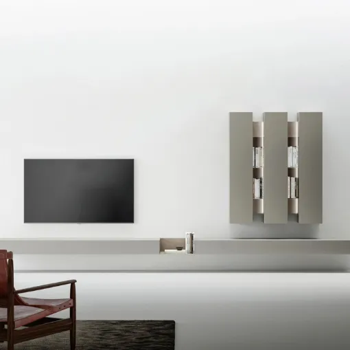 Parete Attrezzata Composizione sospesa di Caccaro