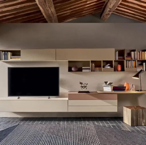 Parete Attrezzata Domino 08 di Sangiacomo