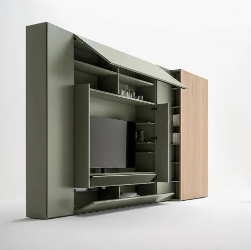 Parete Attrezzata Living Roomy di Caccaro