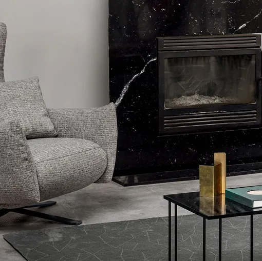 Poltrona Relax in tessuto Polse di Calligaris