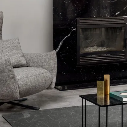 Poltrona Relax in tessuto Polse di Calligaris