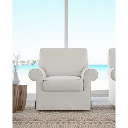 Poltrona classica Charleston in tessuto di MorbidLine Salotti