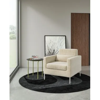 Poltrona Chiara in tessuto di MorbidLine Salotti