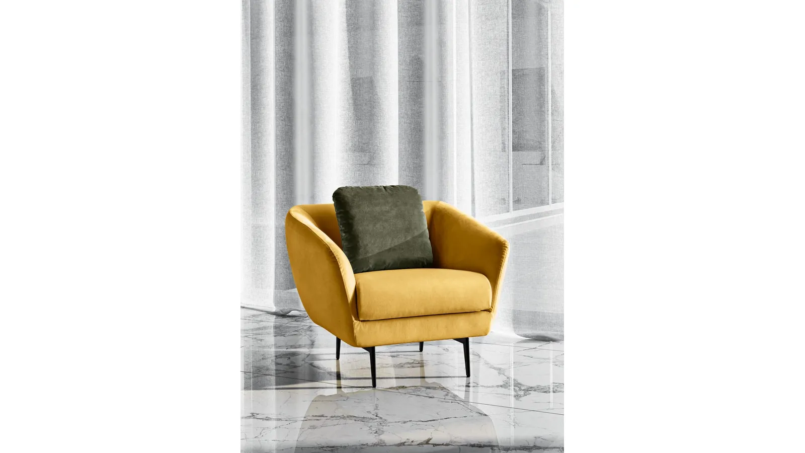 Poltrona Cleo di MorbidLine Salotti