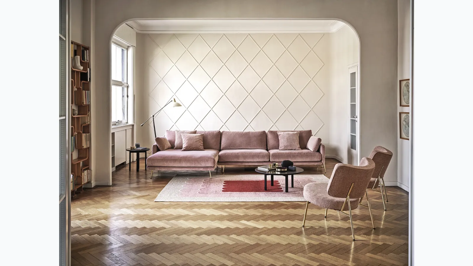 Divano moderno Le Marais di Calligaris