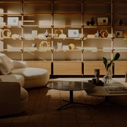 Salotto in tessuto Mirea di Lema