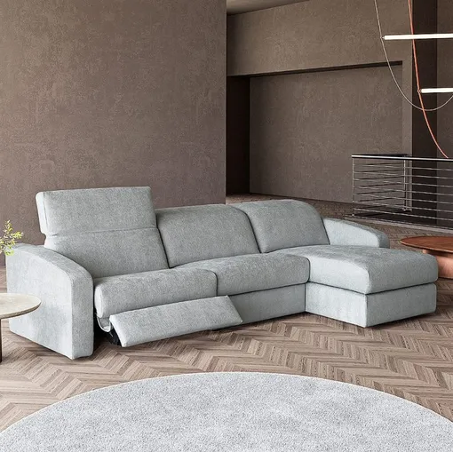 Divano relax in tessuto Logan di MorbidLine Salotti