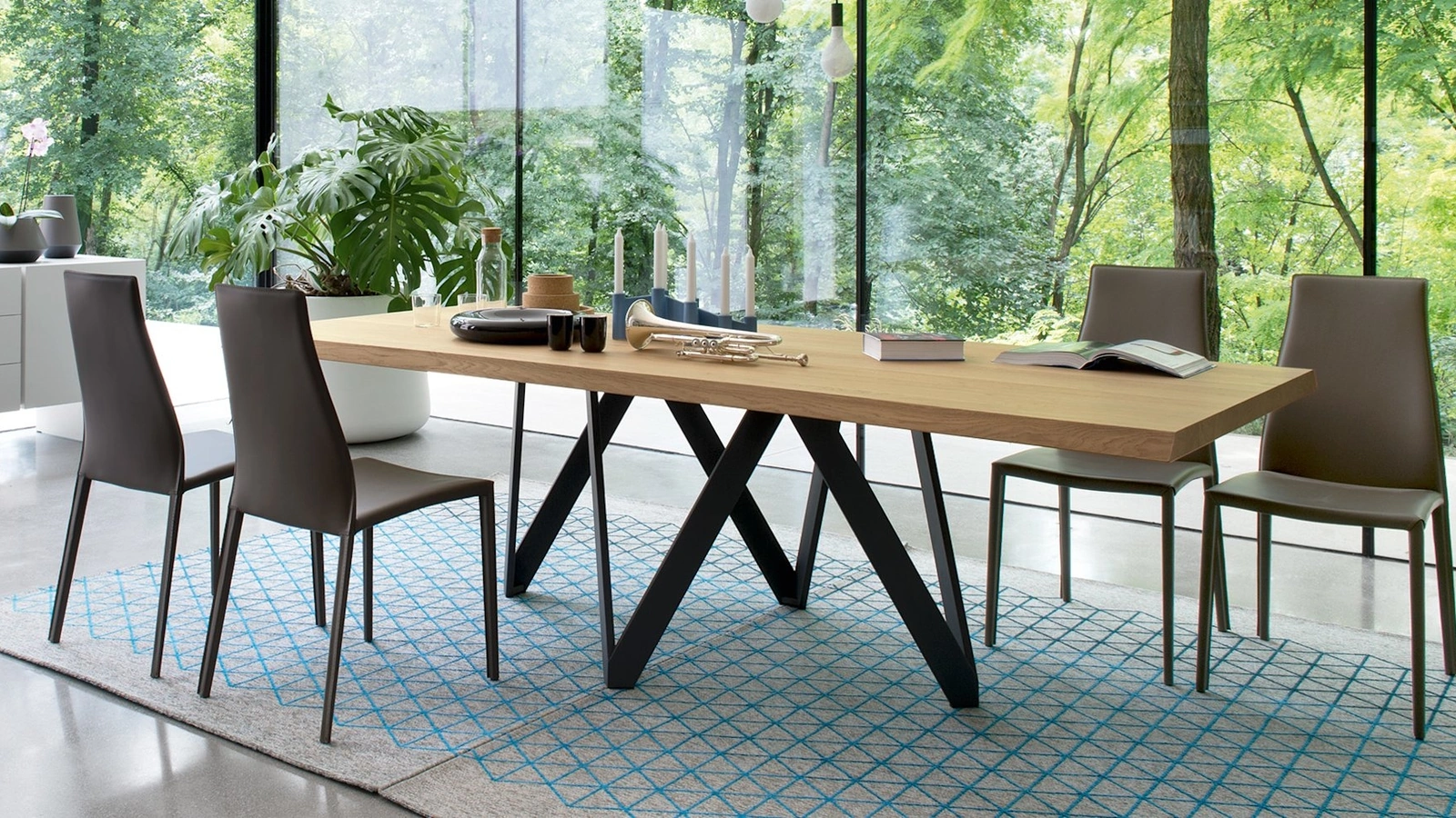 Sedia imbottita Aida di Calligaris