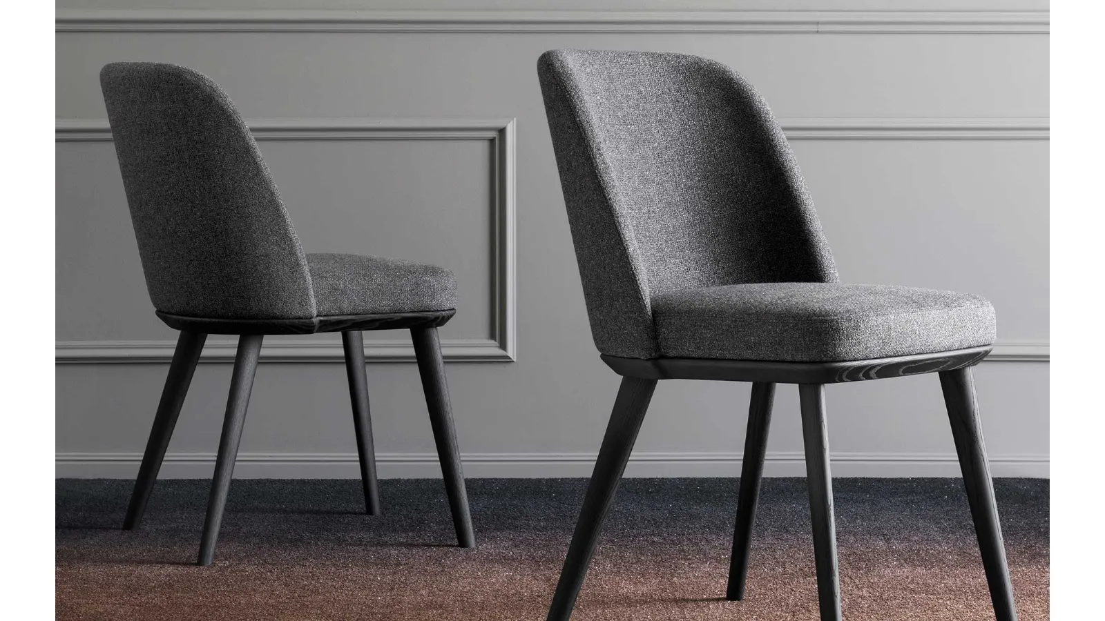 Sedia in tessuto Foyer di Calligaris