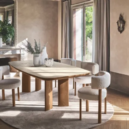 Sedia in tessuto Glen di Calligaris