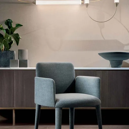 Sedia imbottita Babi di Lema