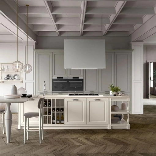 Cucina Classica con isola Dolcevita 02 di Stosa