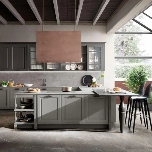 Cucina Classica con penisola Dolcevita 07 di Stosa