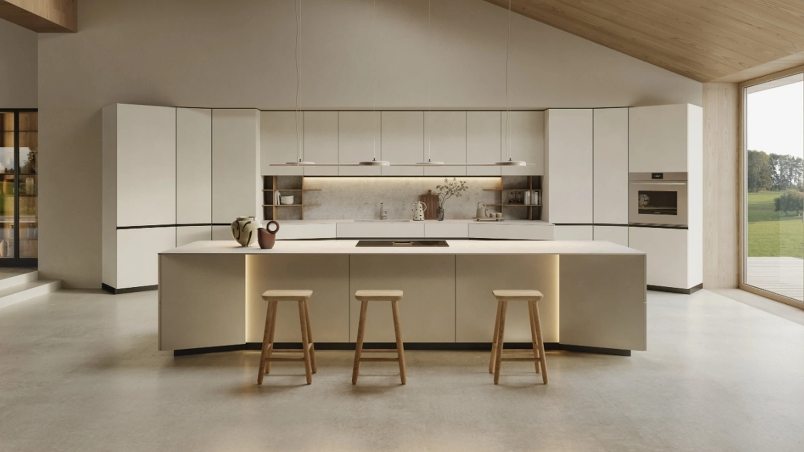 Cucina Design con isola Orbita 03 di Snaidero