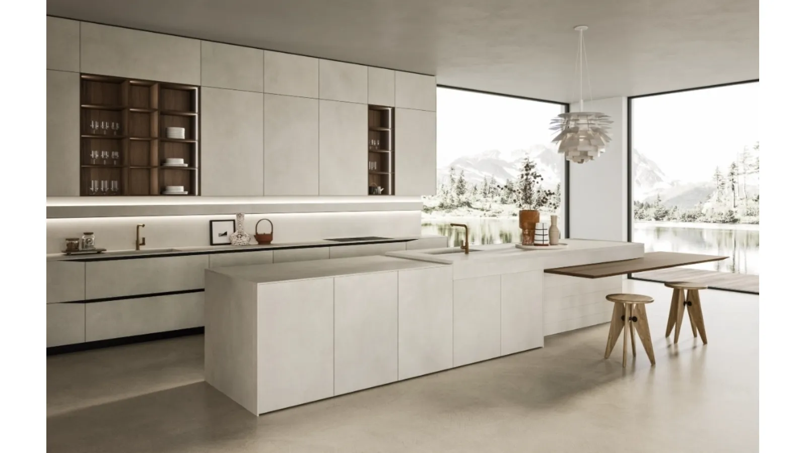 Cucina Design con isola Elementi 01 di Snaidero