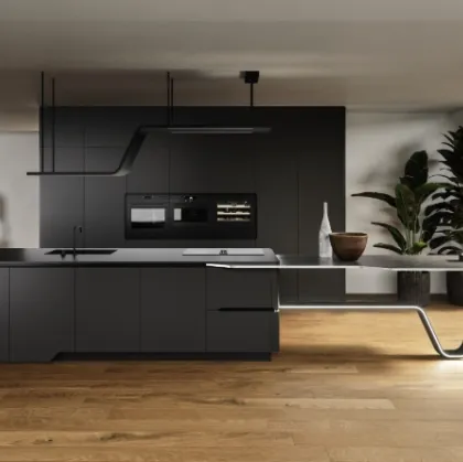Cucina Design con isola Vision 02 di Snaidero
