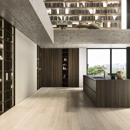 Cucina Design con isola Way 01 di Snaidero