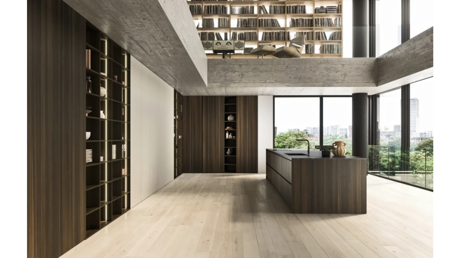 Cucina Design con isola Way 01 di Snaidero