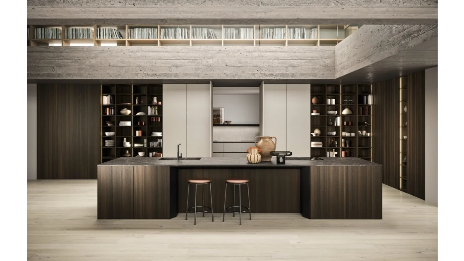 Cucina Design con isola Way 01 di Snaidero