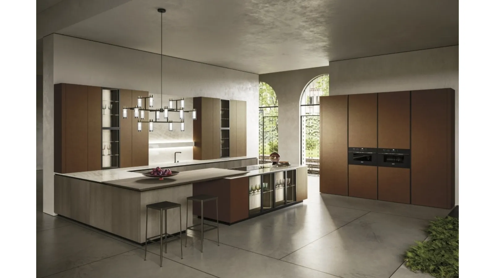Cucina Design con penisola Way 03 di Snaidero
