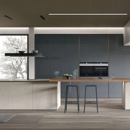 Cucina Moderna con doppia isola Aliant 04 di Stosa