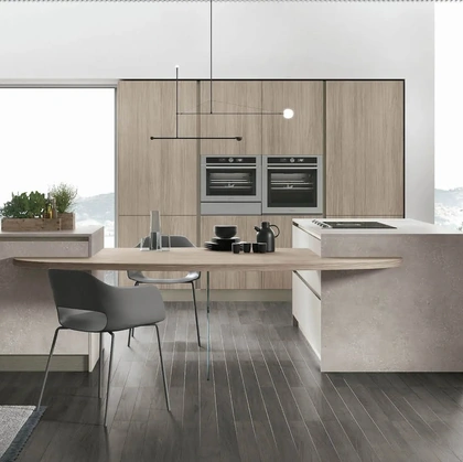 Cucina Moderna con doppia isola Infinity 09 di Stosa