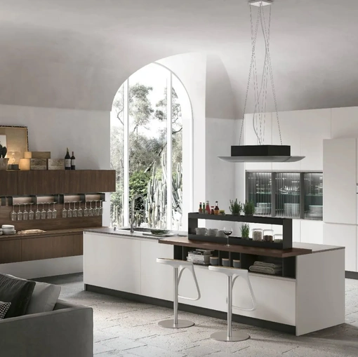 Cucina Moderna con isola Karma 02 di Stosa